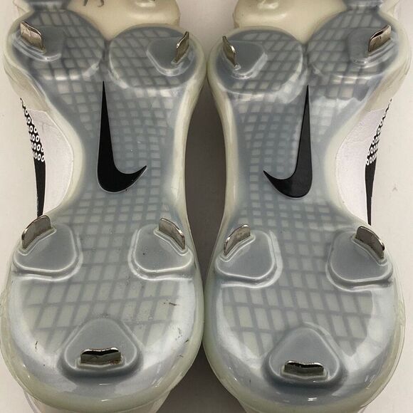 Nike Force Mens Shoes‎ Zoom Mike Trout 7 Baseball Cleats Black White Size 10.5 main image 8